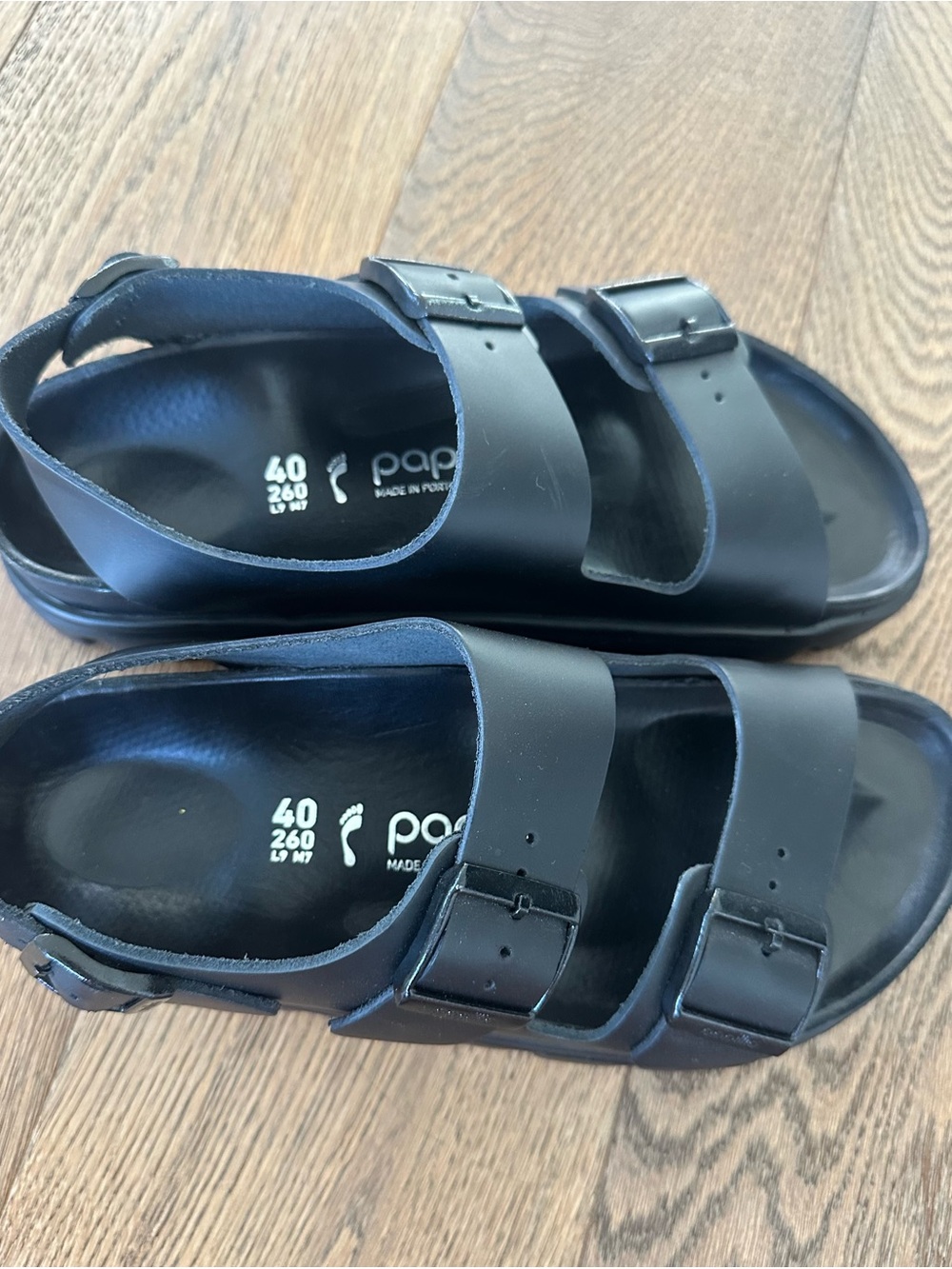 Papillio By Birkenstock Milano Chunky Black Sandal - Picture 11 of 13